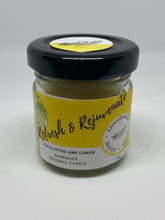Load image into Gallery viewer, Refresh and Rejuvenate - Lemon and Eucalyptus Mini Candle
