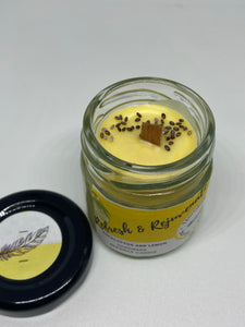 Refresh and Rejuvenate - Lemon and Eucalyptus Mini Candle