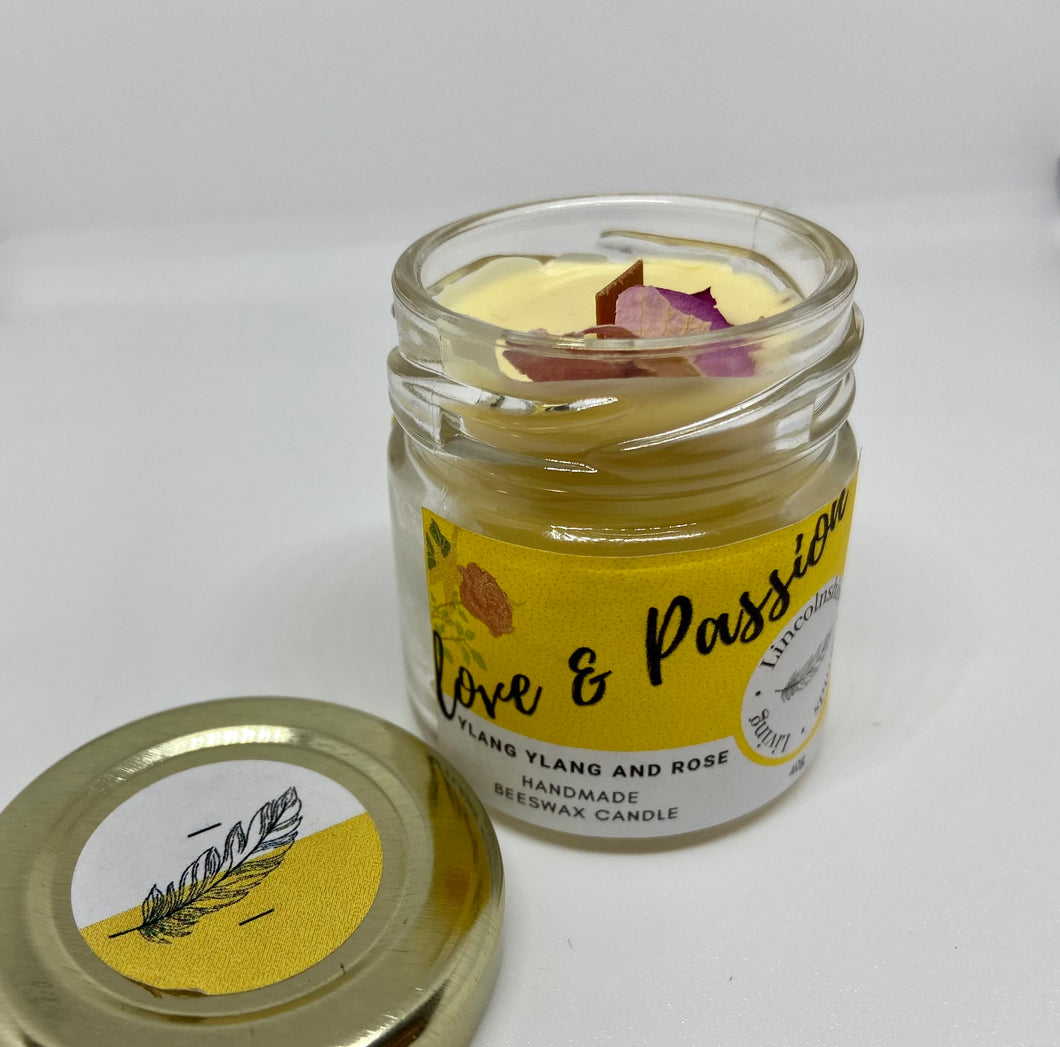 Love & Passion - Ylang Ylang and Rose Mini Candle