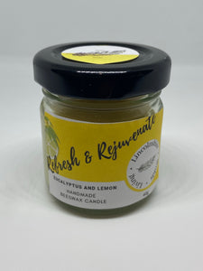 Refresh and Rejuvenate - Lemon and Eucalyptus Mini Candle