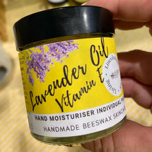 Load image into Gallery viewer, Lavender Beeswax Hand Moisturisers
